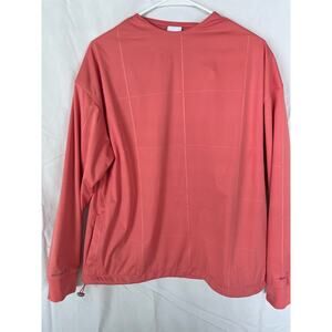 NIKE STORM-FIT WOMEN'S LONG SLEEVE GRID PULL OVER TOP Windbreaker